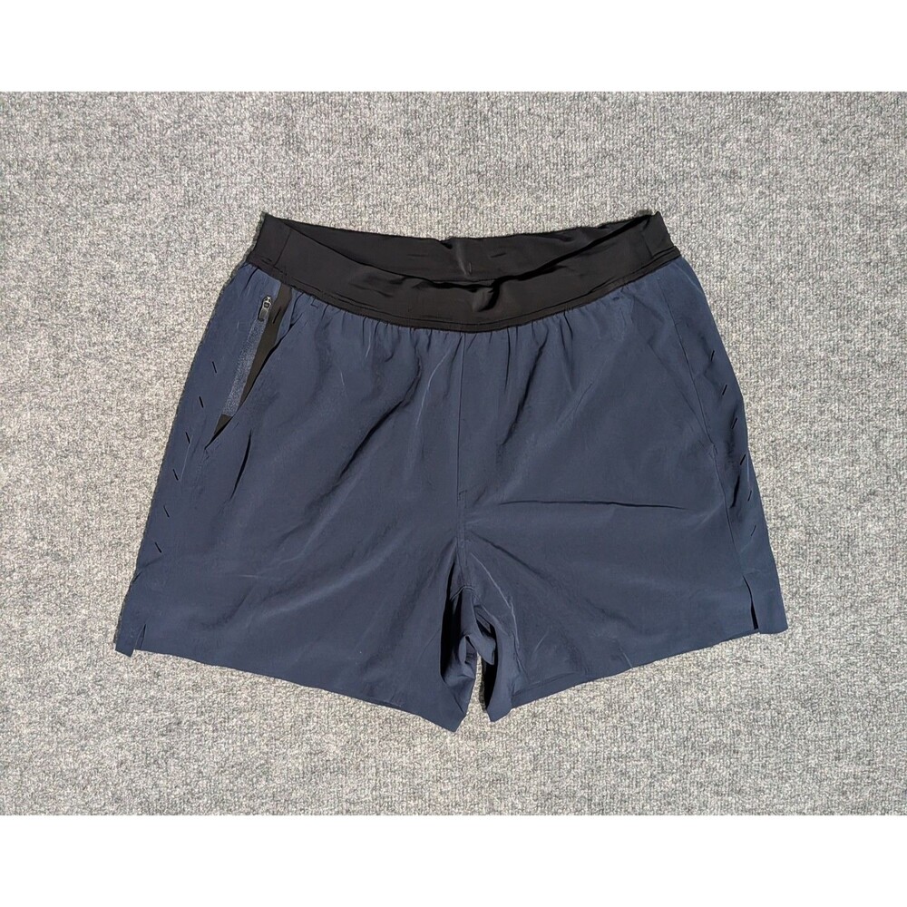 Ten Thousand Interval Shorts Mens Medium Lined Stretch Drawstring Blue